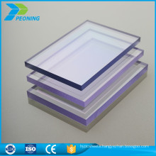 4mm twin wall lexan solid polycarbonate sheet plastic cheap price